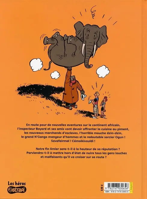 Verso de l'album Les Enquêtes de l'inspecteur Bayard Tome 18 Trafics en Afrique