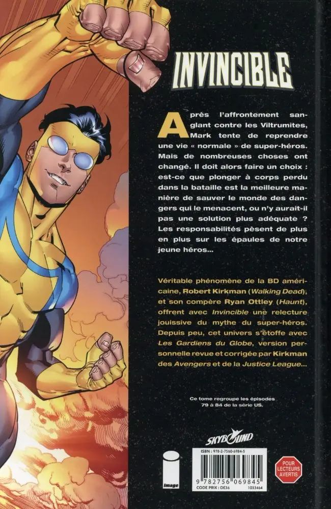 Verso de l'album Invincible Tome 15 Petit malin