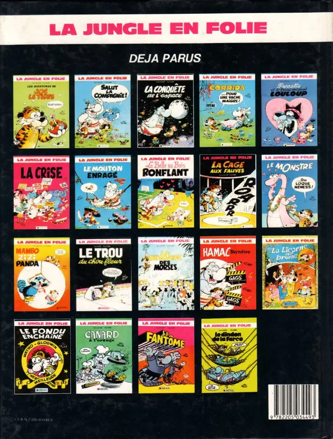 Verso de l'album La Jungle en folie Tome 19 Le dindon de la farce