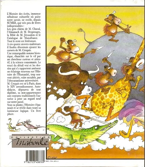 Verso de l'album Carnet de croquis