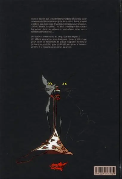 Verso de l'album Bimbos versus chatons tueurs