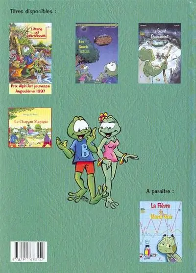 Verso de l'album Boogy & Rana Tome 3 Le secret des Ouaouarons