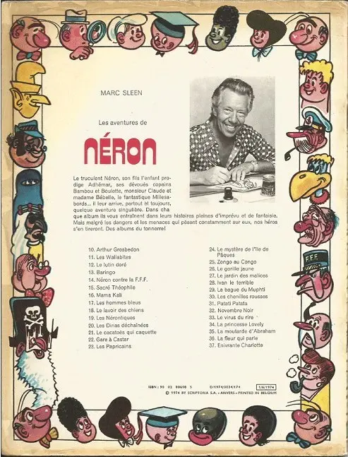 Verso de l'album Les Aventures de Néron et Co Tome 37 Enivrante Charlotte
