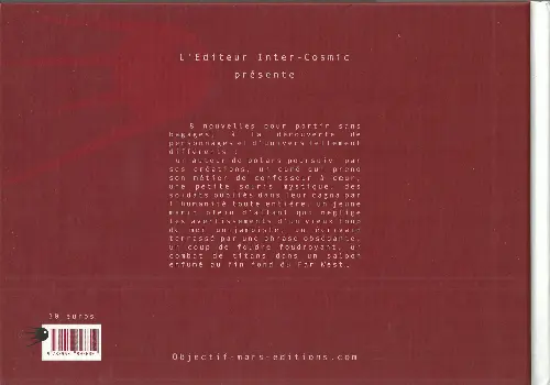 Verso de l'album Brumes sanglantes