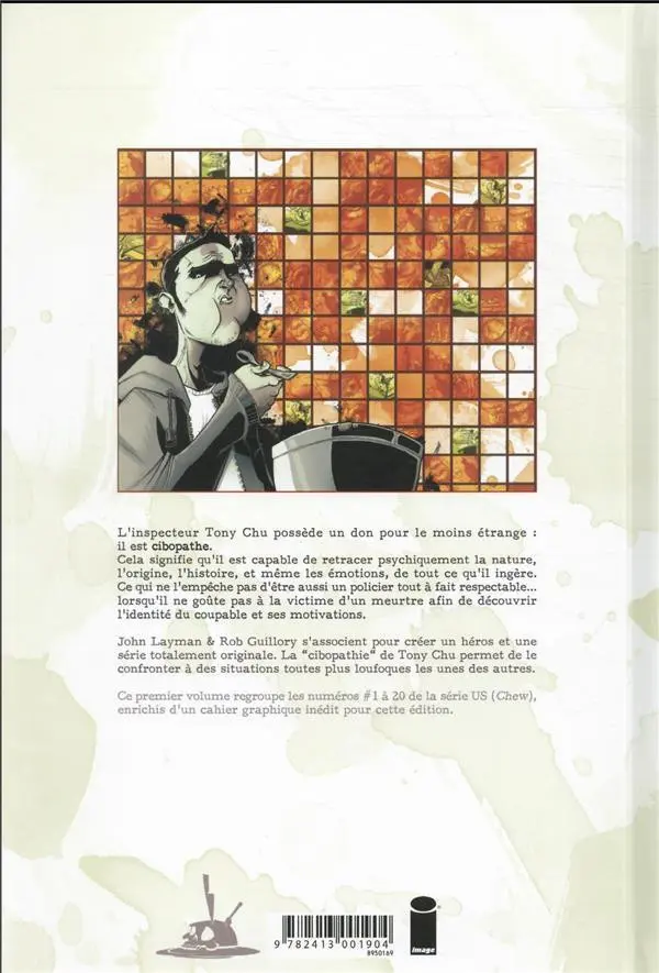 Verso de l'album Tony Chu - Détective cannibale Gargantuesque Edition Volume 1