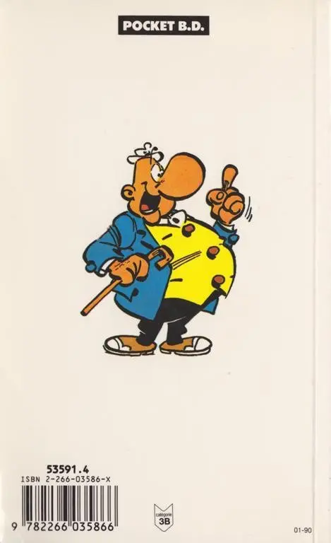 Verso de l'album Achille Talon Tome 19 Achille Talon et le grain de la folie