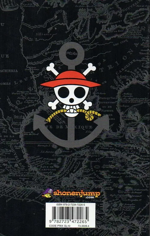 Verso de l'album One Piece Tome 52 Roger et rayleigh