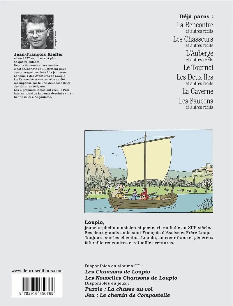 Verso de l'album Les aventures de Loupio Tome 8 Le Défi