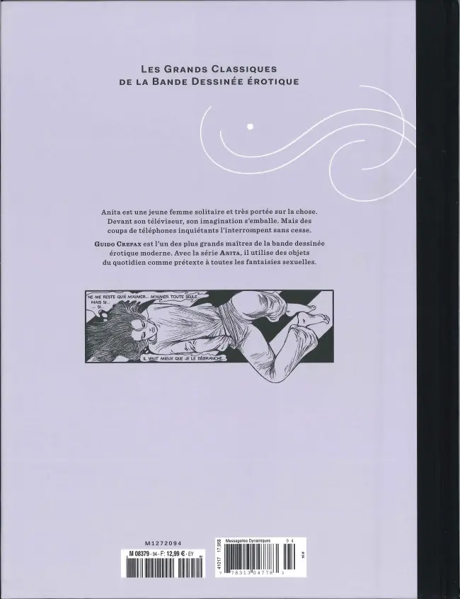 Verso de l'album Les Grands Classiques de la Bande Dessinée Érotique - La Collection Tome 94 Anita - Tome 2