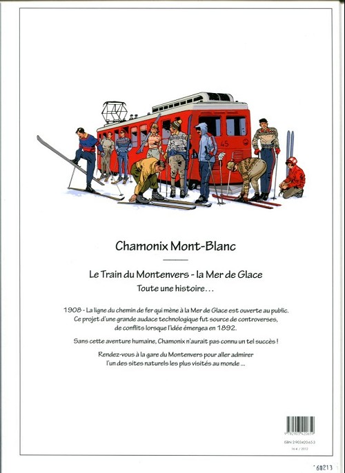 Verso de l'album Chamonix Mont-Blanc Tome 2 Le Train du Montenvers - La Mer de Glace