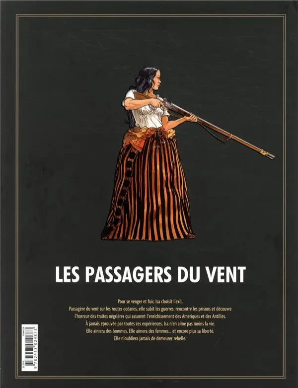 Verso de l'album Les Passagers du vent Édition Intégrale Intégrale Tomes 1 à 5