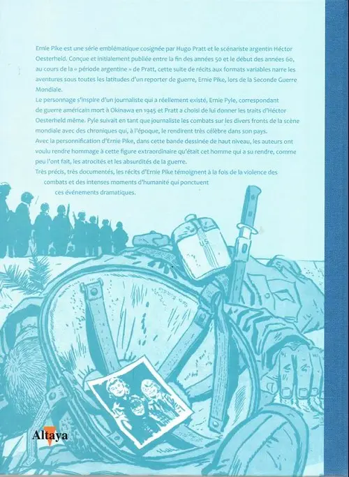 Verso de l'album Tout Pratt Tome 37 Ernie Pike 4