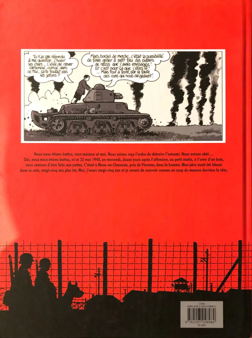 Verso de l'album Moi René Tardi, prisonnier de guerre au Stalag IIB Tome 1