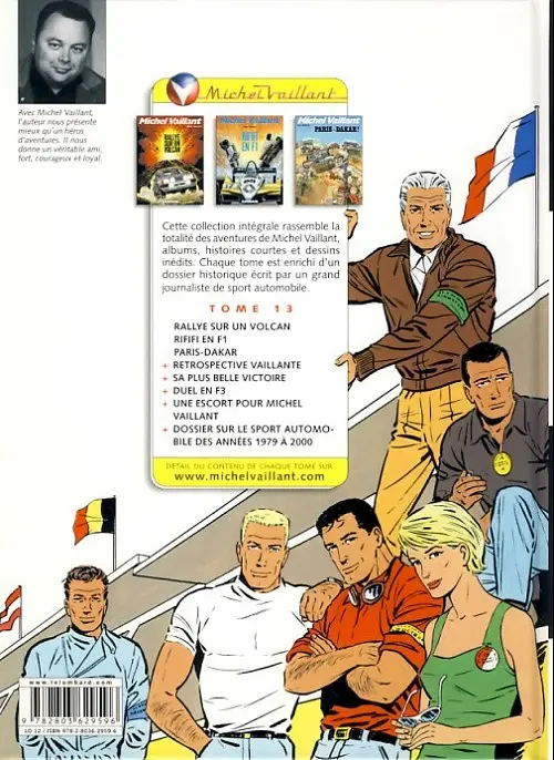 Verso de l'album Michel Vaillant L'Intégrale 13