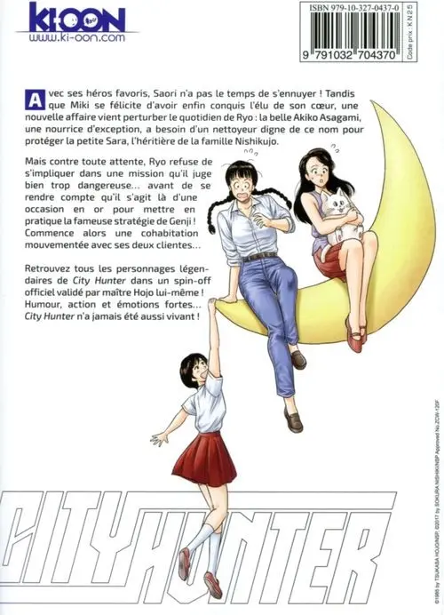 Verso de l'album City Hunter - Rebirth 03