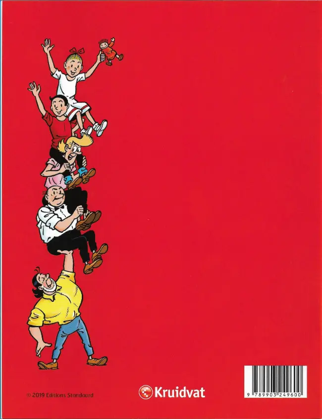 Verso de l'album Bob et Bobette (Publicitaire) Miss Fourbi