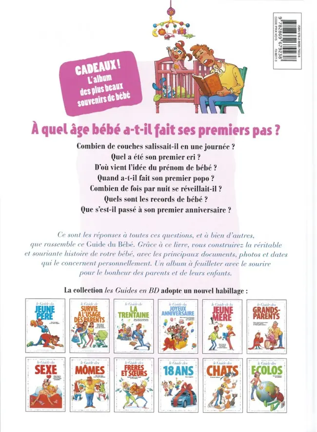 Verso de l'album Le Guide Tome 19 Le guide du bébé