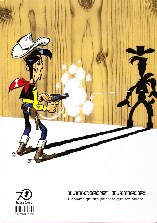Verso de l'album Lucky Luke Tome 45 L'empereur Smith