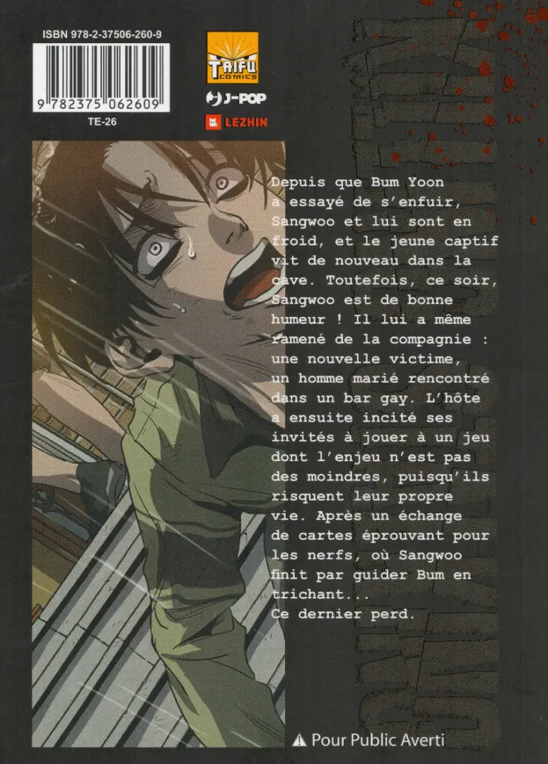 Verso de l'album Killing Stalking 3