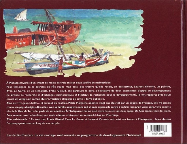 Verso de l'album Madagascar