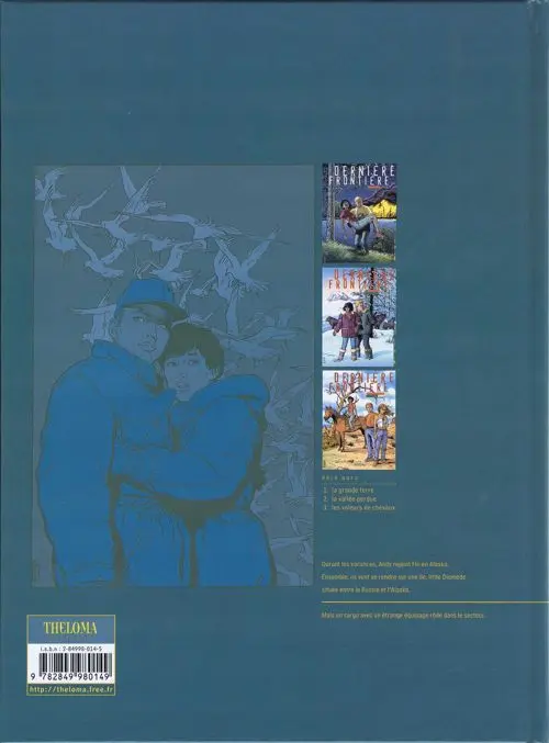 Verso de l'album Dernière frontière Tome 4 Little Diomède