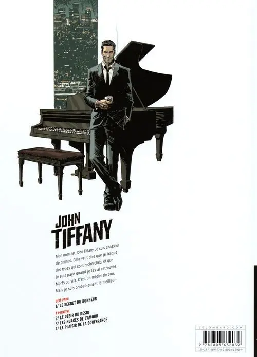 Verso de l'album John Tiffany Tome 1 Le secret du bonheur