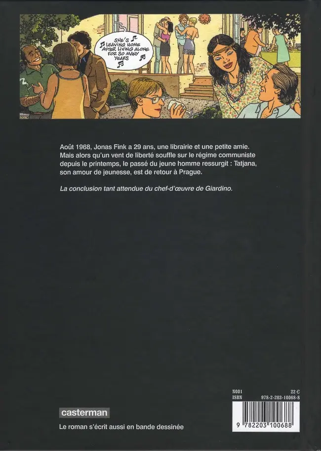 Verso de l'album Jonas Fink Tome 3 Le libraire de Prague