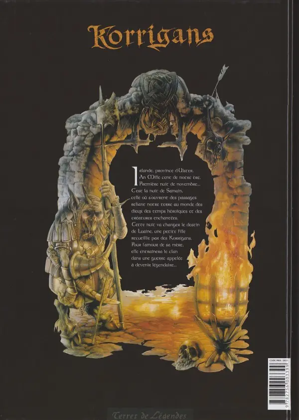 Verso de l'album Korrigans Tome 3 Le peuple de Dana