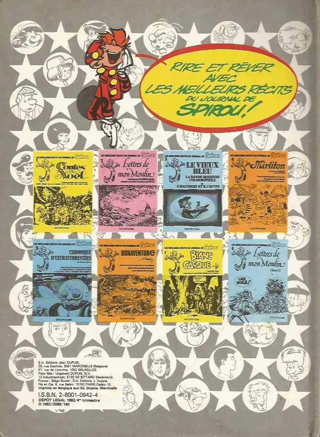Verso de l'album Les Lettres de mon Moulin Tome 2 Lettres de mon Moulin (Tome 2)