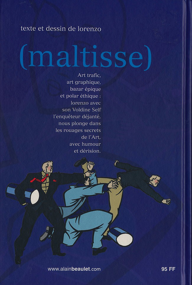 Verso de l'album Maltisse