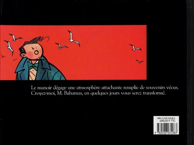 Verso de l'album Manoir
