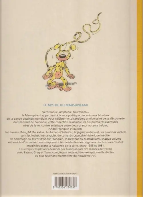 Verso de l'album Marsupilami Tome 6 Fordlandia