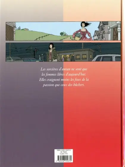 Verso de l'album Méliane Femmes & Flammes