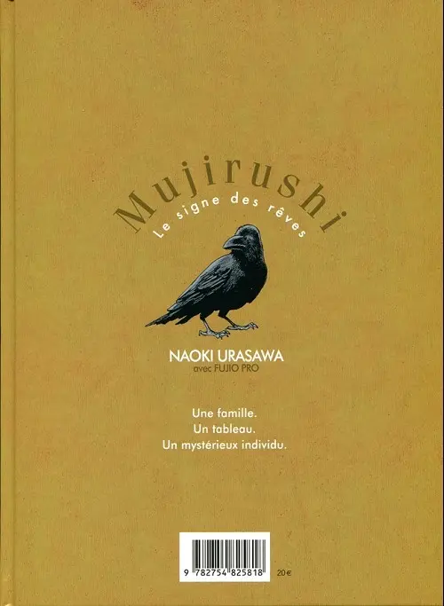 Verso de l'album Mujirushi, Le signe des rêves Tome 2