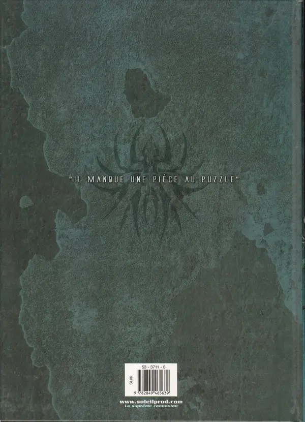 Verso de l'album Mygala Tome 2 Insurrection