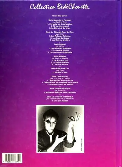 Verso de l'album Nahomi Tome 3 La Chanson de Galadrielle