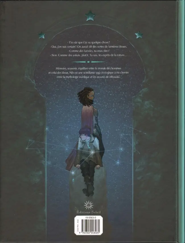Verso de l'album Nils Tome 1 Les Élémentaires