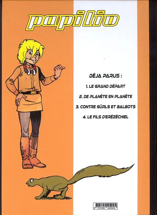 Verso de l'album Papilio Intégrale Tome 3 Contre Gürls et Balbots