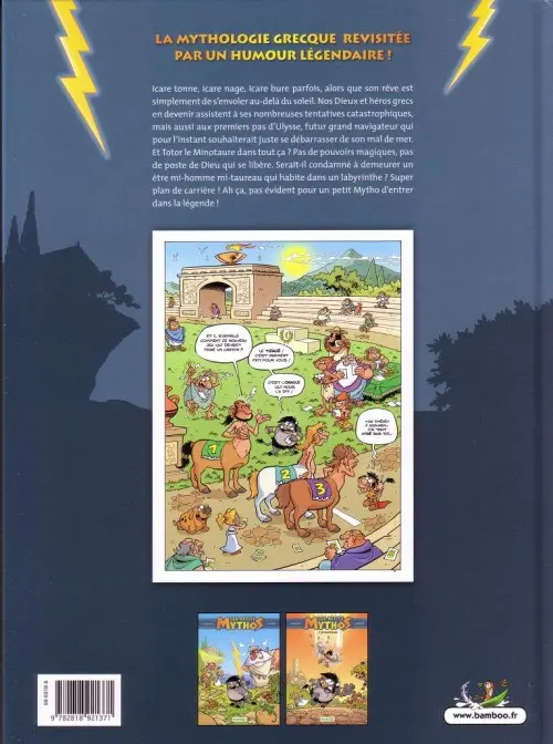 Verso de l'album Les Petits Mythos Tome 2 Le grand Icare