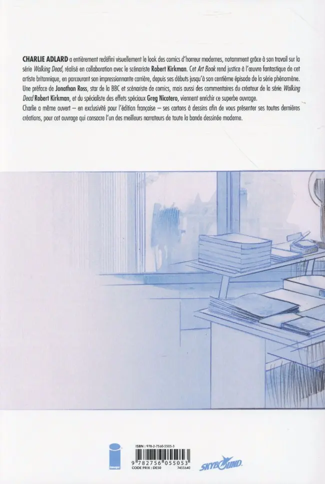 Verso de l'album Art Book