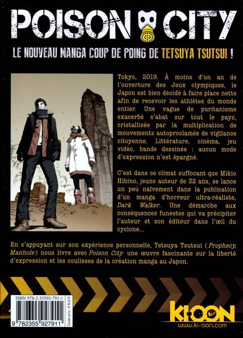 Verso de l'album Poison City 1/2