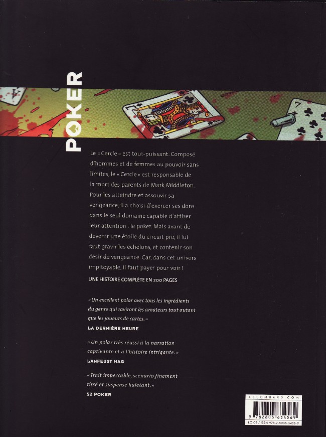 Verso de l'album Poker