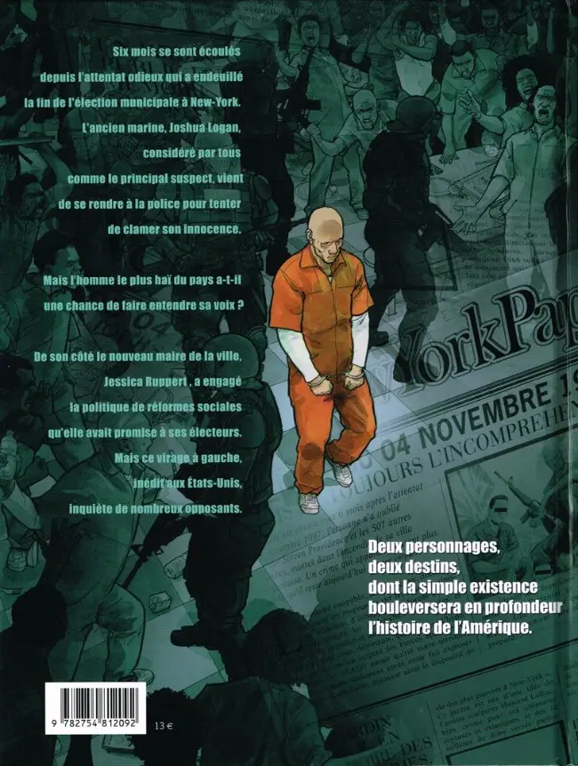 Verso de l'album Le Pouvoir des Innocents Tome 4 Deux visions pour un pays