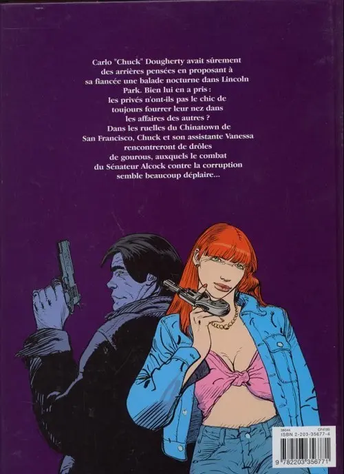 Verso de l'album Le Privé
