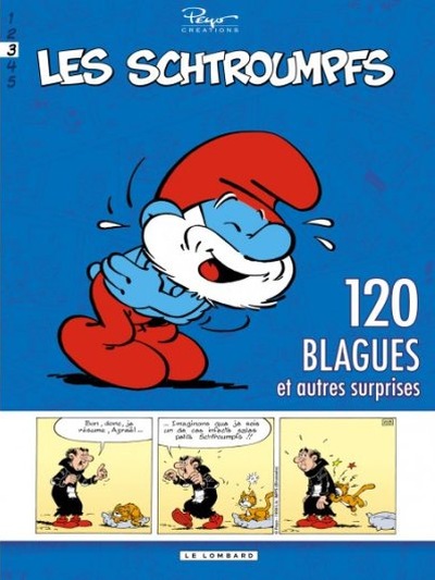 Couverture de l'album 120 blagues de Schtroumpfs Tome 3 120 blagues et autres surprises