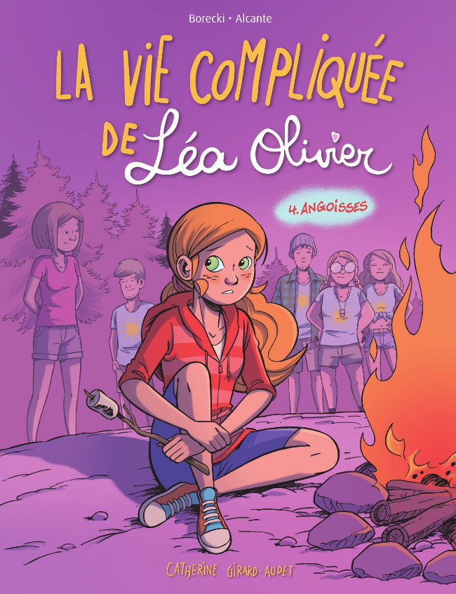 Couverture de l'album La Vie compliquée de Léa Olivier Tome 4 Angoisses