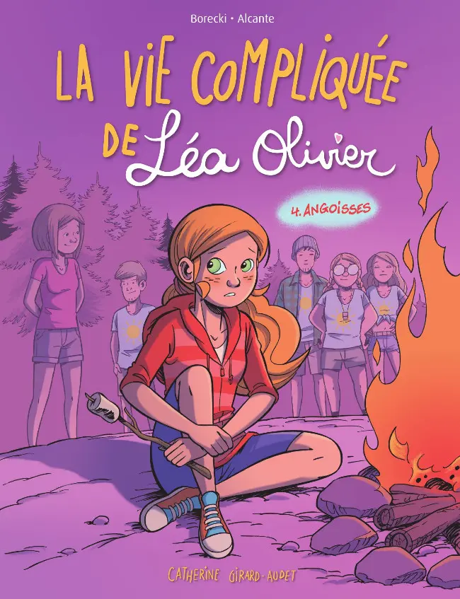 Couverture de l'album La Vie compliquée de Léa Olivier Tome 4 Angoisses