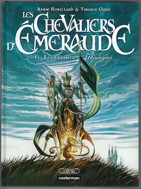 Couverture de l'album Les Chevaliers d'Émeraude Casterman - Michel Lafon Tome 1 Les Enfants Magiques