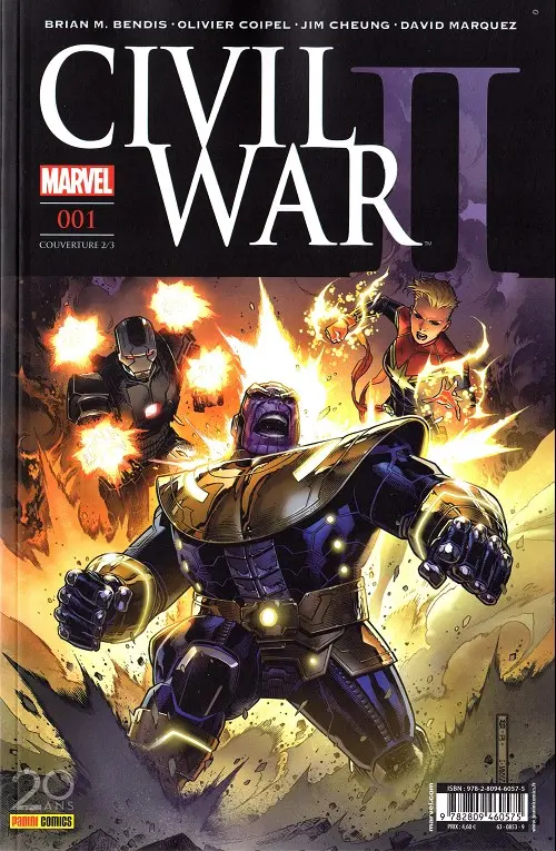 Couverture de l'album Civil War II Tome 001