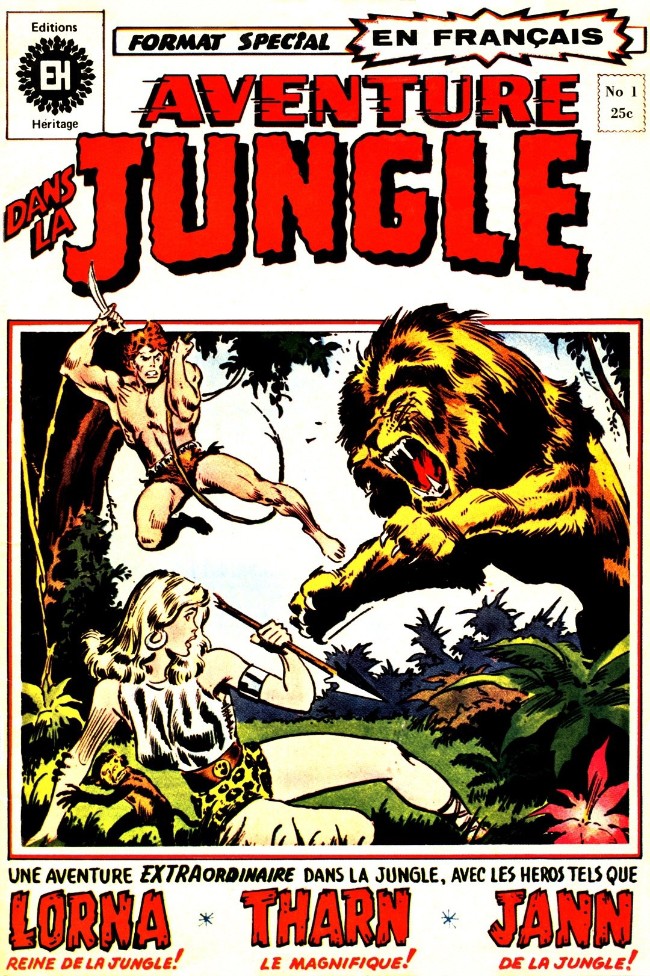 Couverture de l'album Aventure dans la jungle Tome 1 Lorna, reine de la jungle : Agu le géant!!